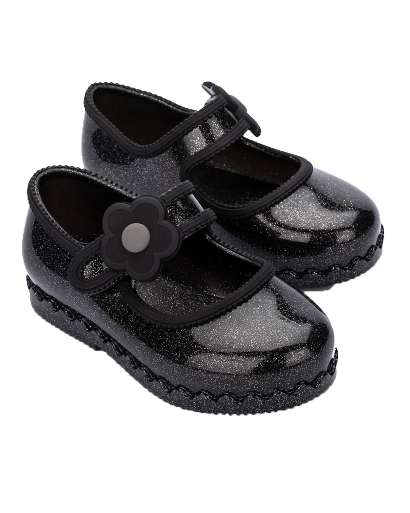 
  
    Mini
  
    Melissa
  
 Girls Black/Glitter Hip Ballerina
