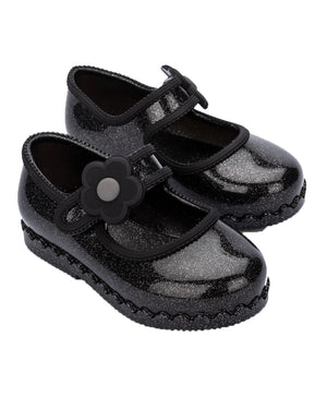 
  
    Mini
  
    Melissa
  
 Girls Black/Glitter Hip Ballerina