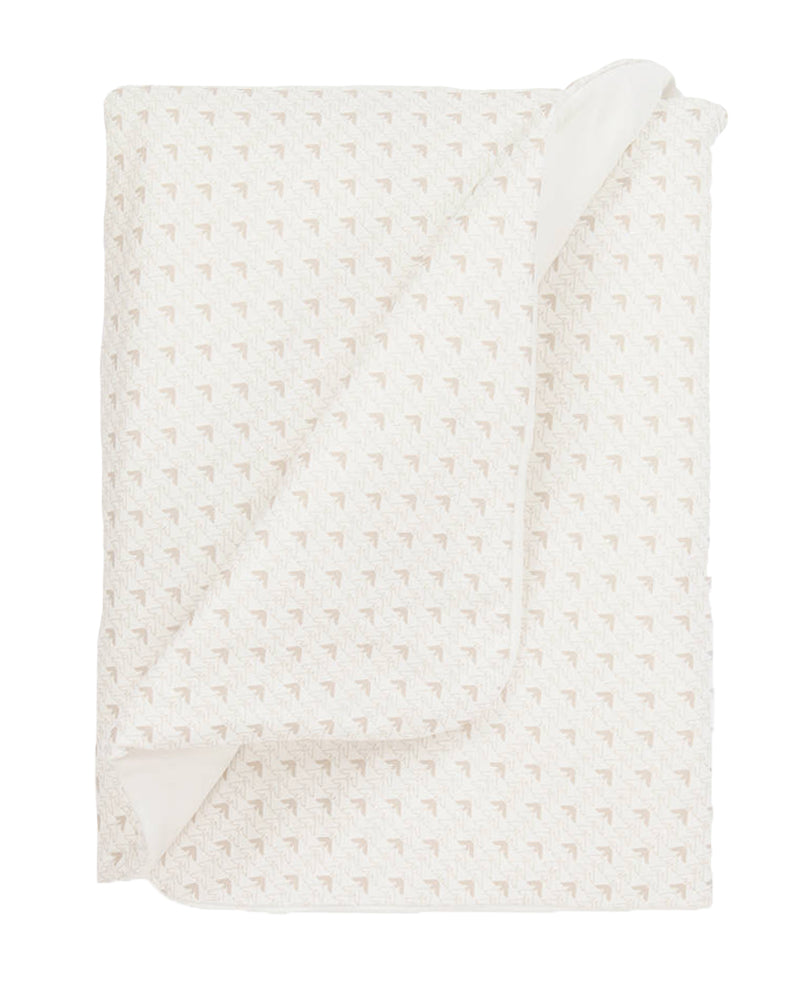 Baby Beige Logo Blanket