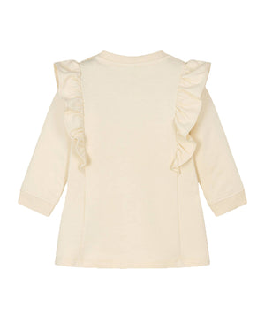 
  
    Moschino
  
 Baby Beige Ruffle Bear Dress