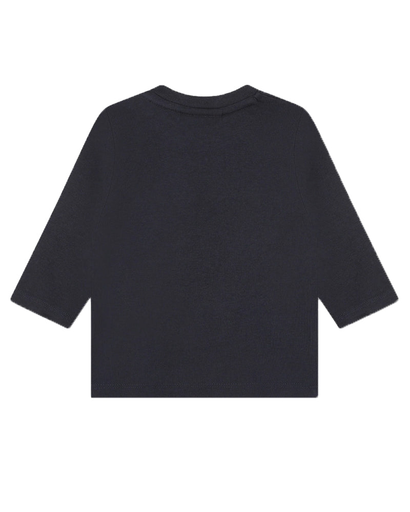 Baby Boys Navy Long Sleeve Top