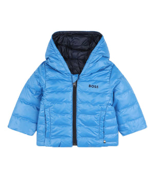 
  
    Boss
  
 Baby Boys Navy Reversible Jacket