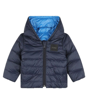 
  
    Boss
  
 Baby Boys Navy Reversible Jacket