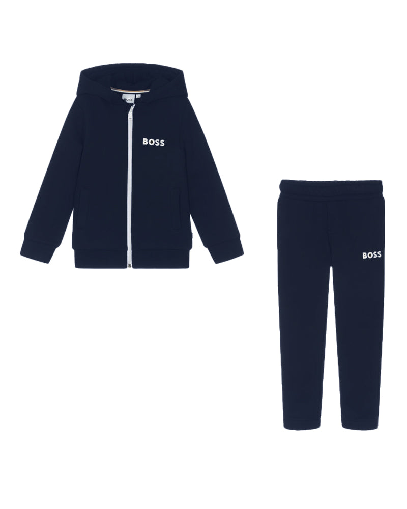 Boys Navy Tracksuit