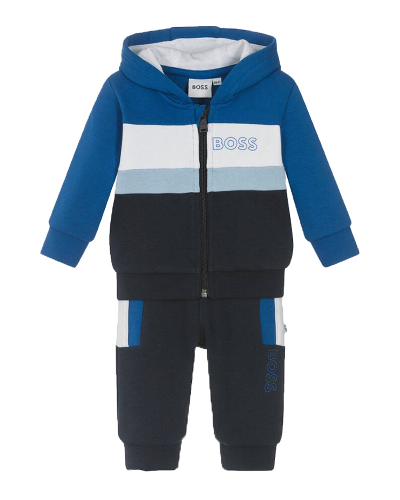 Baby Boys Navy Tracksuit