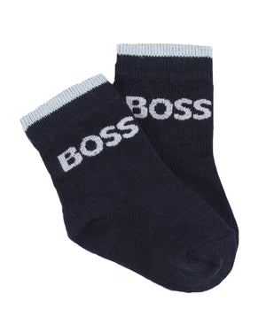 
  
    Boss
  
 Baby Boys Navy 3 Pack Sock Set