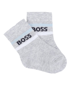 
  
    Boss
  
 Baby Boys Navy 3 Pack Sock Set