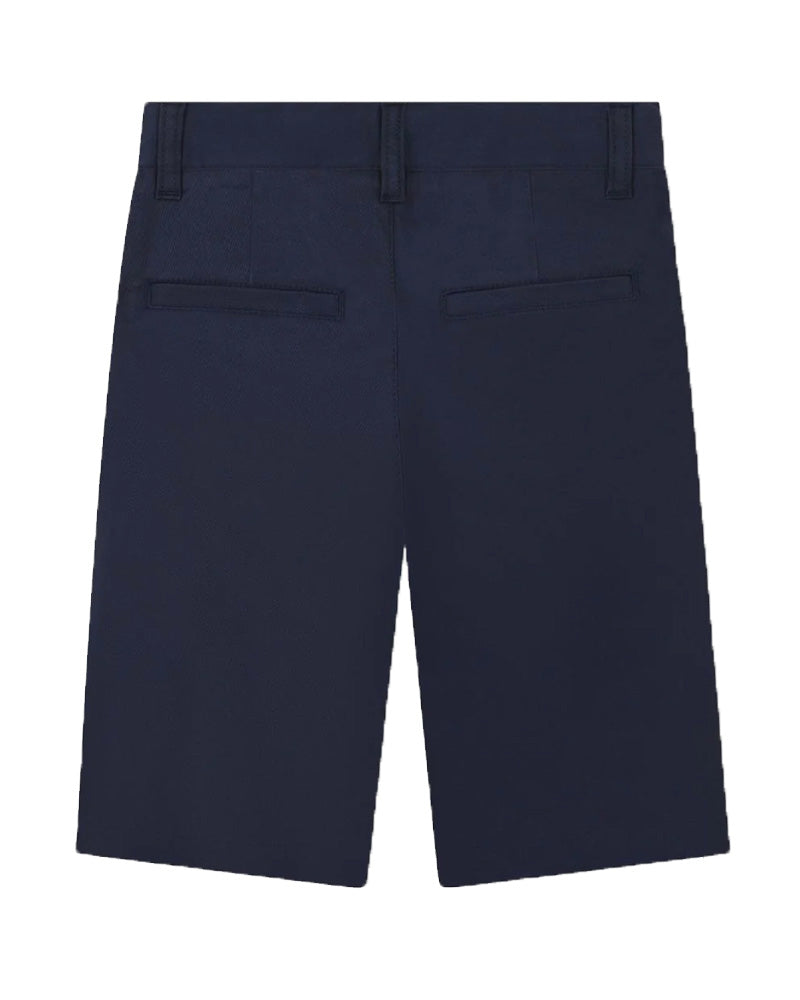 
  
    Boss
  
 Boys Navy Cotton Twill Shorts