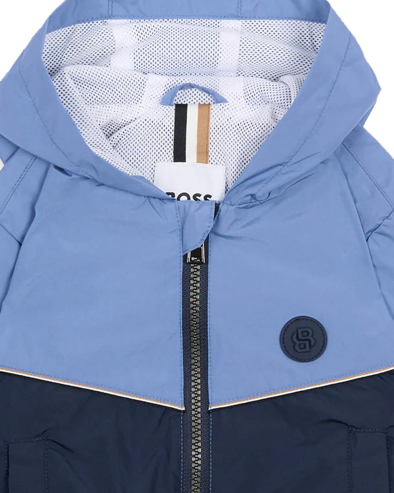 
  
    Boss
  
 Baby Boys Navy Windbreaker