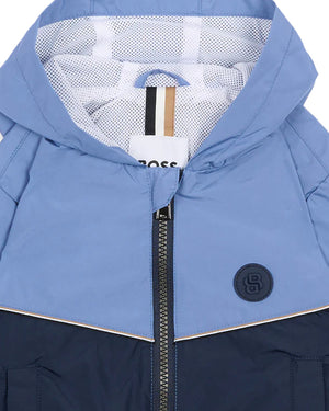 
  
    Boss
  
 Baby Boys Navy Windbreaker