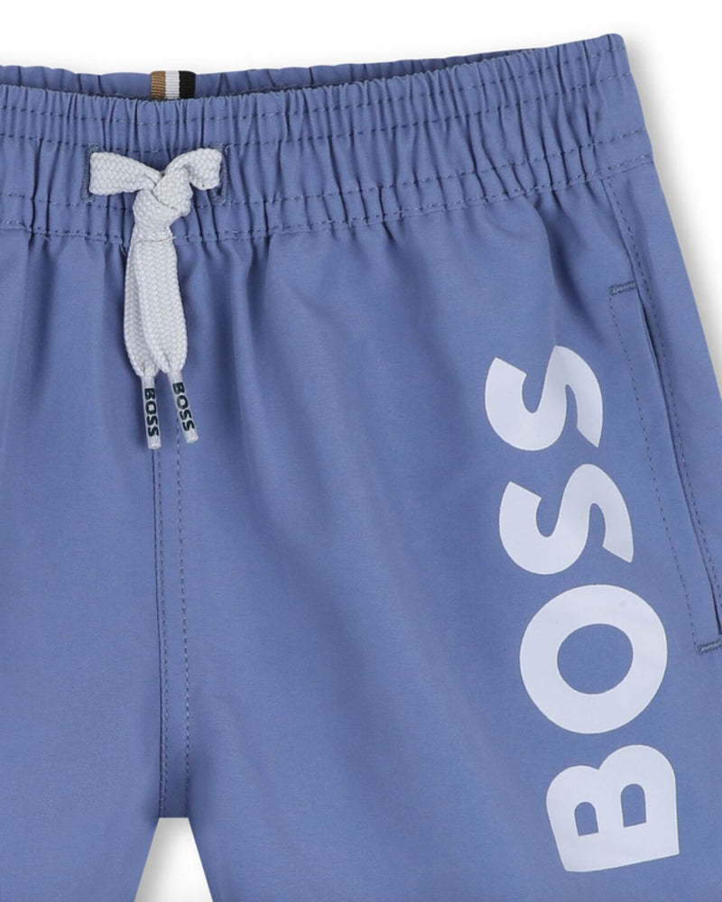 
  
    Boss
  
 Baby Boys Blue Swim Shorts