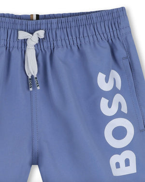 
  
    Boss
  
 Baby Boys Blue Swim Shorts