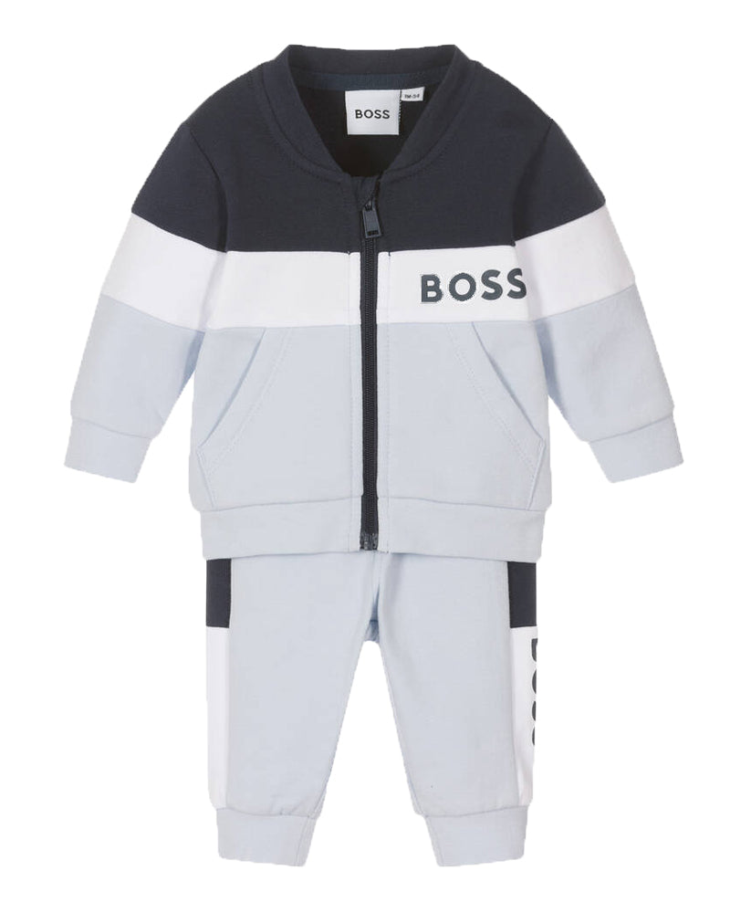       Boss   Baby Boys Blue Tracksuit Set