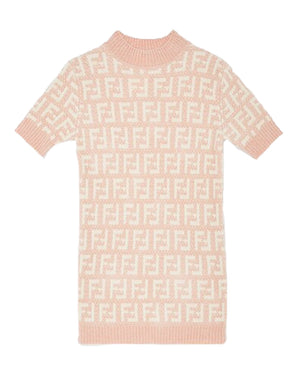 
  
    Fendi
  
 Girls Pink Chenille Dress