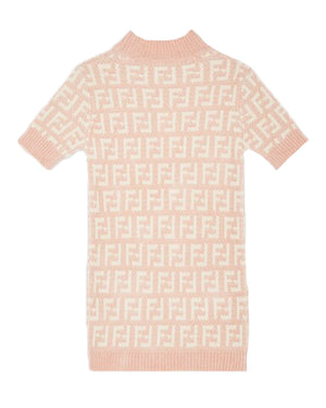 
  
    Fendi
  
 Girls Pink Chenille Dress