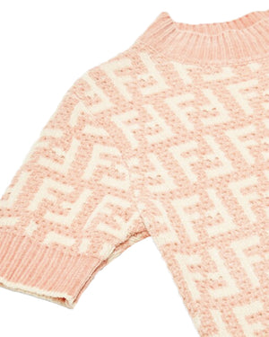 
  
    Fendi
  
 Girls Pink Chenille Dress