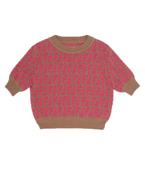 
  
    Fendi
  
 Girls Fuchsia Knit Sweater