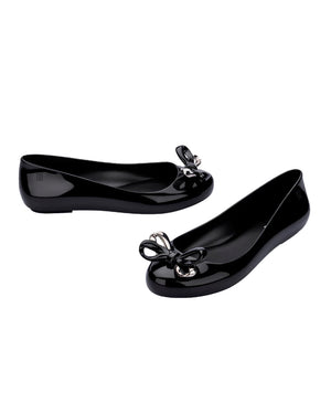 
  
    Mini
  
    Melissa
  
 Girls Black Sweet Love Glam Ballerina
