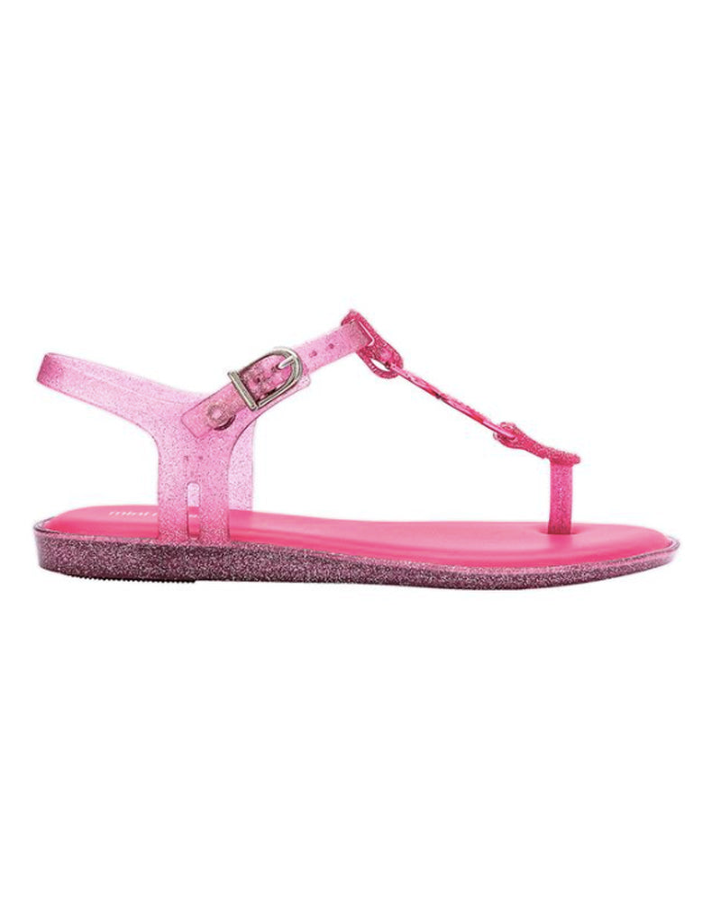 Girls Pink/Glitter Solar Sandal