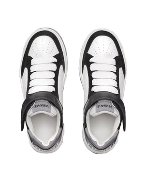 
  
    Versace
  
 Boys Leather Logo High Top Sneaker