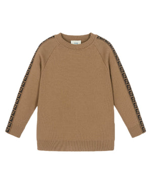 
  
    Fendi
  
 Beige Knit Sweater