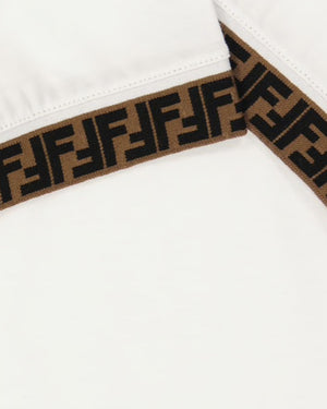 
  
    Fendi
  
 White Trim FF T-Shirt