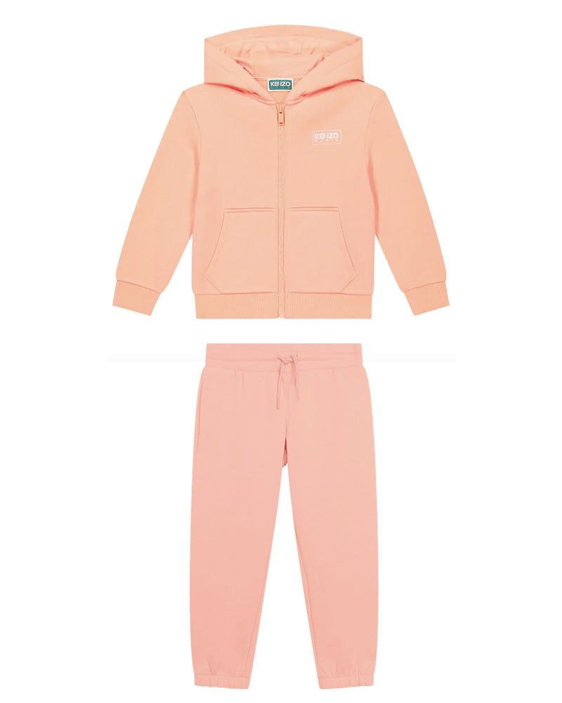 Kenzo Kids Girls Pink Tracksuit