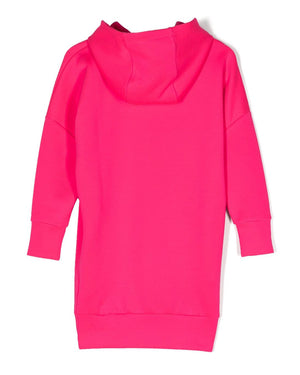 
  
    Karl
  
    Lagerfeld
  
    Kids
  
 Girls Fuchsia Hooded Sweater Dress