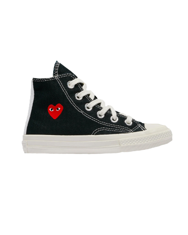 Black high top converse comme des garcons deals