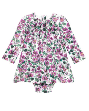 
  
    Dolce
  
    &
  
    Gabbana
  
 Baby Girls Purple Violet Print Dress