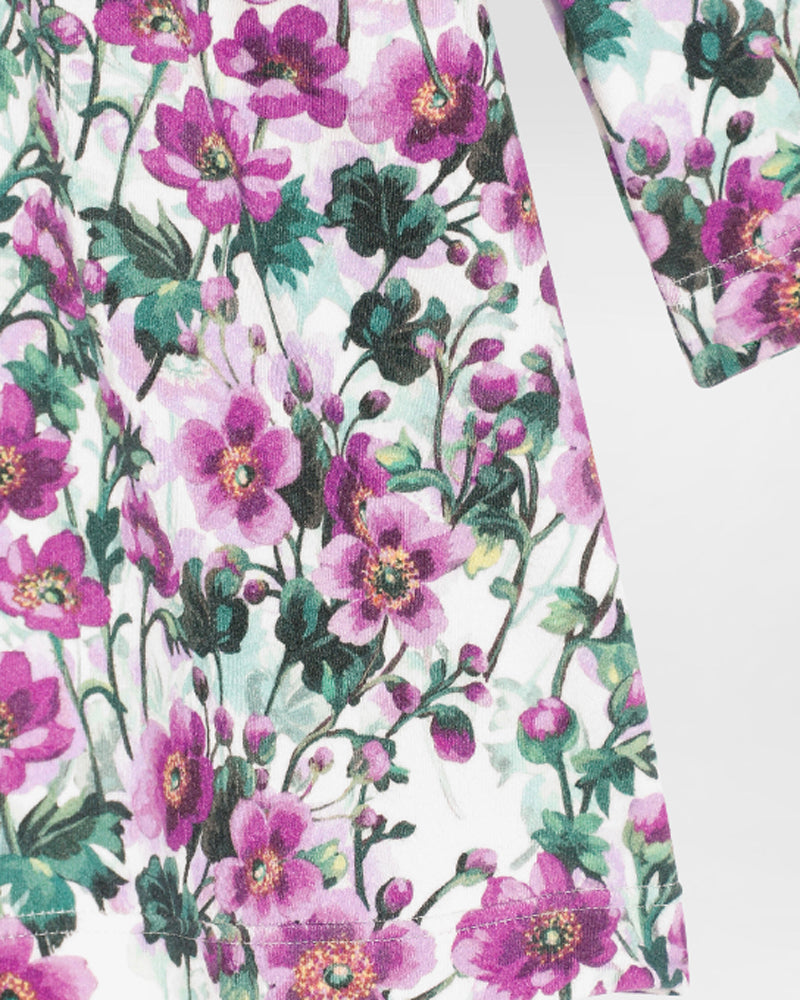 Baby Girls Purple Violet Print Dress