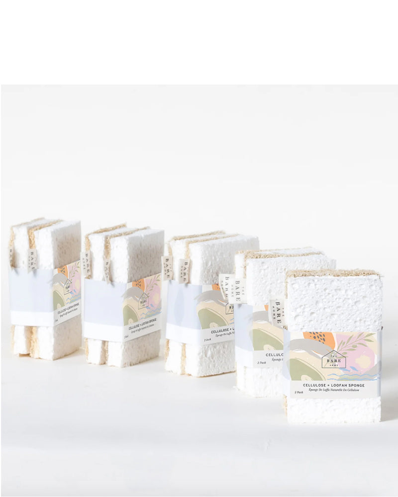 
  
    The
  
    Bare
  
    Home
  
 Cellulose + Loofah Sponge