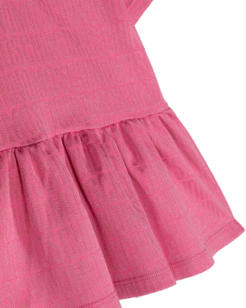 Baby Girls Fuchsia Logo Dress