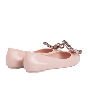 
  
    Mini
  
    Melissa
  
 Girls Pink Sweet Love Glam Ballerina