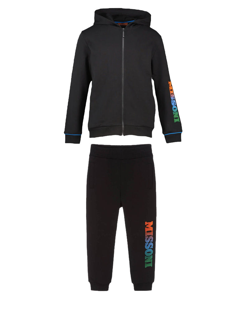 Boys Black Tracksuit