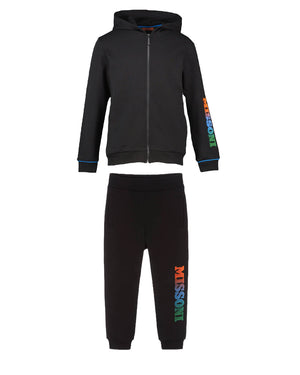 
  
    Missoni
  
 Boys Black Tracksuit