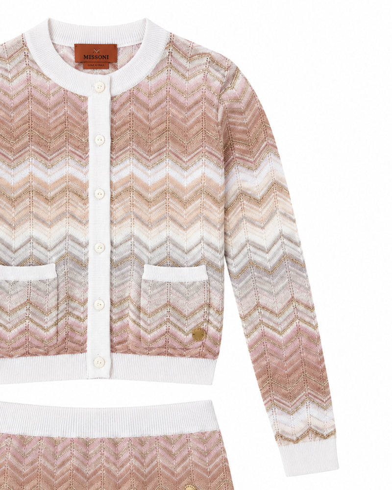 
  
    Missoni
  
 Girls Knit Chevron Skirt Set