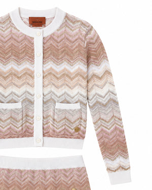 
  
    Missoni
  
 Girls Knit Chevron Skirt Set