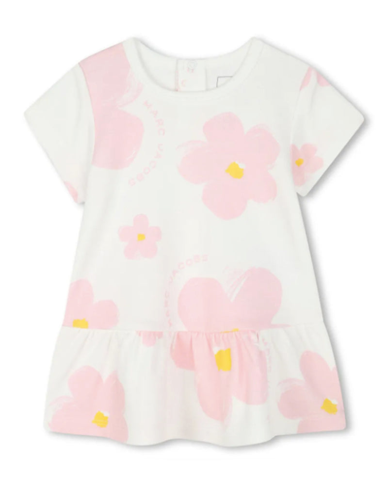 Baby Girls Ivory Floral Dress