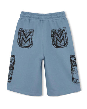 
  
    Marc
  
    Jacobs
  
 Boys Blue Cotton Shorts