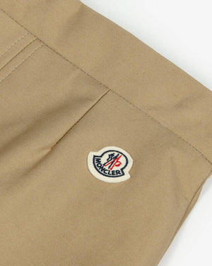 
  
    Moncler
  
    Enfant
  
 Girls Beige Pleated Logo Skirt