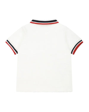 
  
    Moncler
  
    Enfant
  
 Baby Boys White Logo Polo