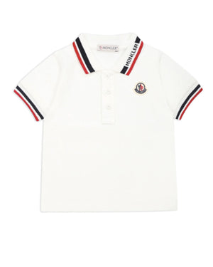 
  
    Moncler
  
    Enfant
  
 Baby Boys White Logo Polo