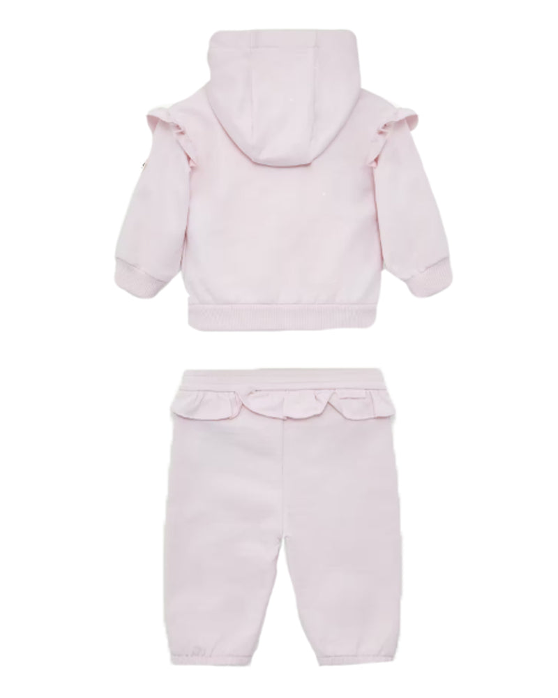 
  
    Moncler
  
    Enfant
  
 Baby Girls Pink Ruffle Logo Tracksuit