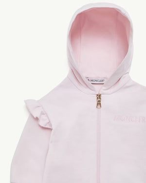 
  
    Moncler
  
    Enfant
  
 Baby Girls Pink Ruffle Logo Tracksuit