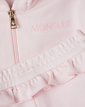 
  
    Moncler
  
    Enfant
  
 Baby Girls Pink Ruffle Logo Tracksuit