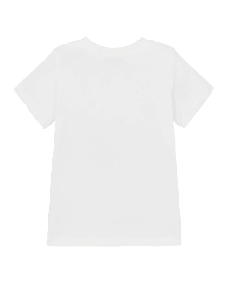 White Embroidered Logo T-Shirt