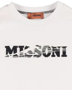 
  
    Missoni
  
 Boys White T-Shirt