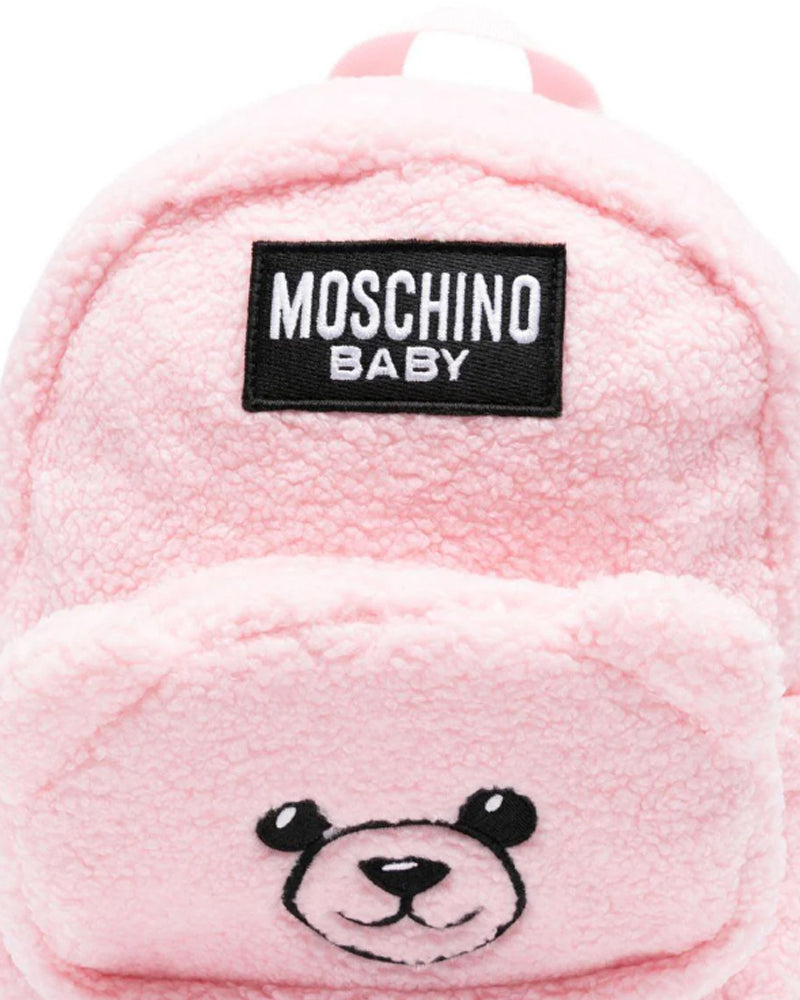 
  
    Moschino
  
 Girls Bear Pink Backpack