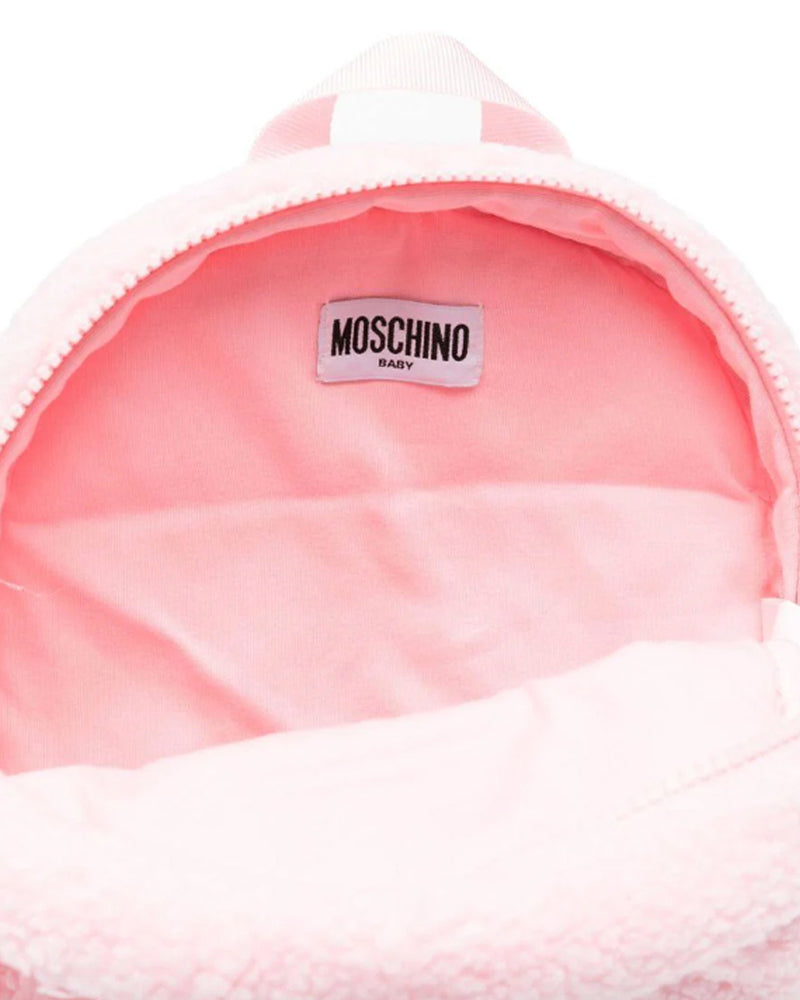 
  
    Moschino
  
 Girls Bear Pink Backpack